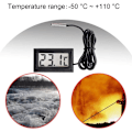 Miniatyrbillede 3 af 5: Nyt digitalt LCD-termometer Temperaturmåler Probe Sensor Range -50 Celsius C til +110 Celsius C