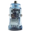 Miniatyrbilde 2 av 5: Transparent USB Billadder 3.1A PD Rask Lading Lader Mini Billadder (Transparent Svart)