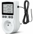 Miniatyrbillede 1 af 4: Programmerbar stikkontakt - Termostat stikkontakt, Digital timer stikkontakt, Digital programmerbar stikkontakt med probe, Programmerbar digital timer, Varme termosta