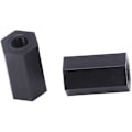 Miniatyrbillede 5 af 5: M3x10mm Nylon Hexagonal Afstandsstykke Sort Gevind 100stk