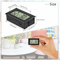 Miniatyrbilde 3 av 5: Mini Bærbar Hygrometer Termometer - -50 70℃ Temperaturintervall - 10% 99% RH - 4 stk
