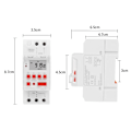 Miniatyrbillede 5 af 5: TM919B 12V 30A Programmerbar Digital DIN-Tidsurkontakt Automatisk Cyklus Timing Controller til Lys, Ventilatorer