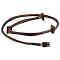 Pikkukuva 5 / 5: 2 kpl 6-napainen - 3-porttinen SATA-moduulivirtajohto 18AWG-johtimella 80 cm NP ECO -sarjalle
