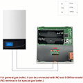 Miniatyrbillede 5 af 5: Smart vægtermostat med LCD-display til gulvvarme - Blåt baggrundslys