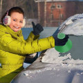 Miniatyrbilde 1 av 5: Bilvinduskrape, frontruteskrape, lastebilskrapere for frontrute -
