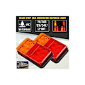 Miniatyrbilde 4 av 5: 12V LED Baklykt Multifunksjonell Led Tilhengerlys Univesel Vanntett Blinklys Posisjonslys for Lastebil Tilhenger Caravan Traktor HIASDFLS