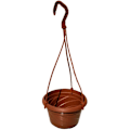 Miniatyrbilde 1 av 5: 10-pak Hengeplanterkurv Innendørs/Utendørs Hengeblomsterpotter Planteholder Hengerkroker for Hjemmedekor Rød
