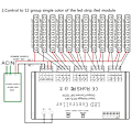 Miniatyrbillede 4 af 5: 12 kanals DMX dekoder RGB LED-controller 60A PWM DMX512 lysdæmper til RGB LED-strip og LED-modul lys DC12V-24V
