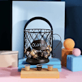 Miniatyrbilde 2 av 5: Kaffe Kapselkurv, Kaffe Pod Organizer, Kaffe Kapsel Oppbevaringskurv, Svart Original Design Kaffe Kapsel Holder, Perfekt Kaffe Tilbehør Stor