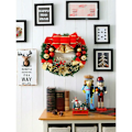 Miniatyrbillede 3 af 4: Julekrans med julepynt julekugle-