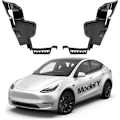 Miniatyrbild 1 av 5: Tesla Model Y Huv Vattentät Barriärlåda, Fram och Bakre Bagageutrymme Vattenstyrningsnätkanal 2021 2022 2023 2024 Model Y Tillbehör, Ett Måste-Ha för T