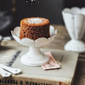 Miniatyrbillede 3 af 5: Metal serveringsbakke Display-plade Retro Hvid Dessert Frugt Kage Snack Høj Plade Hjemmefest Bryllupsdekor