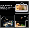 Miniatyrbillede 2 af 5: 1 UVA UVB 50W Pærer, Reptil Lampe Opvarmning Landskildpadde Lampe med Lang Base 360° Rotation til Reptiler og Padder [Energiklasse A +]