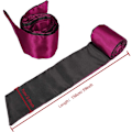 Miniatyrbild 4 av 5: Satin Sömnmask Ögonbindel Blinder Sömnmasker Passar för Vuxna Par Älskare 2 Stycken 150cm Röd-..