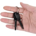 Miniatyrbilde 5 av 5: Mini Skrutrekker Nøkkelringsett, Bærbar Rustfritt Stål Flatt Hode og Phillips Skrutrekkersett Verktøy Utendørs Multifunksjonell EDC Verktøy Mini Lomme Verktøy