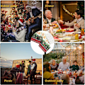 Miniatyrbild 5 av 5: Julbord Dukar Rektangulära, Tvättsbara Julbord Dukar Stor Julduk Överdrag Julmatbord Duk för Semester T