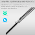 Miniatyrbilde 4 av 5: Automatisk vindusåpner i aluminiumlegering, drivhusåpner, automatisk ventilasjon, solvarmefølsom automatisk drivhusvindusåpner