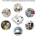 Miniatyrbild 5 av 5: WiFi Smart Switch Intelligent Universal Wireless Remote Control Voice Control with Timer DIY Switch 2.4G WiFi Remote Switches Compatible with Alexa,