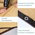 Miniatyrbillede 2 af 5: Beige Skyggedug Rektangulær Skygge Sejl 90% UV-Resistent Åndbar og Holdbar Skyggedug til Drivhus Pergola Have Swimmingpool 3mx8m(9.8x2