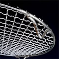 Miniatyrbillede 1 af 5: 2X Mesh Net 304 Rustfrit Stål Rund Grill med Stativ Grillfod Dampkurv