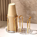 Miniatyrbilde 4 av 5: 2X Papirkoppdispenser Koppholder Organizer Oppbevaring for Munnskyllekkoppholder, 23X13cm A