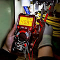 Miniatyrbild 2 av 5: TRMS 6000 Punkters Automatisk Digital Multimeter (LED-terminalguide), Professionell Elektrisk Testare, Temperaturkapacitansmätare Spänning/Ström AC