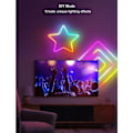 Miniatyrbild 3 av 4: Neon LED-remsa 3m RGBIC Bluetooth LED-remsa med APP-kontroll Flerfärgad RGB för sovrum vardagsrum bar takremsa--