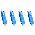 Miniatyrbillede 1 af 5: 4X Optisk Udstyr Værktøj LC til SC Han Hybrid Flens Single Mode 9/125 SM Fiber Adapter Stik