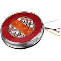 Miniatyrbillede 4 af 5: LED Rund 4IN1 Lastbil Baglygte 12-24V Dynamisk Baglygte Blinklys Baklys Stoplys til Trailer RV