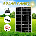 Miniatyrbillede 4 af 5: Bærbar Solcelle Batterilader og Vedligeholdelse - Solpanel - Indbygget Intelligent Ladestyring - Solcellelader til Bil, Campingvogn osv.