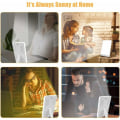 Miniatyrbilde 4 av 4: 10000 Lux Lysbehandling Lampe, Dagslyslampe med Timer og Justerbar Lysstyrke, UV-Fri LED, Minnefunksjon, Kompakt Størrelse, Kaldt Hvit Lys og W