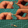 Miniatyrbild 4 av 5: 6 st DIY Hantverk i Läder Verktyg Sömnadsnål Fixeringsverktyg Läder Fast Glest Stygn Låsning 0-6 mm