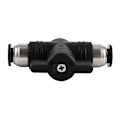 Miniatyrbillede 1 af 5: 3 stk. 4mm Pneumatiske Fittings Push Quick Connector Manuel Push Valve Forbindelse Pneumatisk Lige Connector til Forbindelse af Polyethylen Nylon og PU