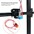 Miniatyrbillede 2 af 5: 3D-printer Mk8 Hotend-kit med ekstruder-printhoved samlet ekstruder-hotend-kit til 3 3 Pro