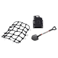 Miniatyrbild 4 av 5: Universell nät-spade bagage resväska simulerad dekoration 8 st/set för TRX4 SCX10 90046 1/10 RC biltillbehör svart