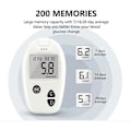 Miniatyrbillede 4 af 5: Blodsukkermåler Diabetes Test Kit med 50 No-Coding Test Strips, 50 Lancets