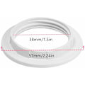 Miniatyrbillede 2 af 5: 8 stk. E27 Lampeklokke Reducer Ring Lampeklokke Ring Adapter Konverter Plade