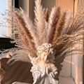 Miniatyrbilde 3 av 4: 75 stk Tørket Pampasgress Dekorsett, 44 cm Tørkede Blomster for Bohemisk Hjemmedekor, Bryllup og Fest