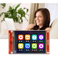 Pikkukuva 4 / 5: 2,8 tuuman 240x320 SPI TFT LCD -näyttömoduuli SPI-sarjaportti 51 Drive ILI9341V LCD -sarjaporttimoduuli STM32 Drive -näyttö