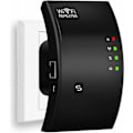 Miniatyrbild 1 av 4: WiFi-förstärkare, Kraftfull WiFi-förstärkare, WiFi-utvidgare N300, WiFi-signalförstärkare, 1 Ethernet-port, Täcker upp till 200㎡, Enkel att installera, Kompatibel med