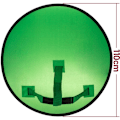 Miniatyrbillede 3 af 5: 110 cm Foldbar Cirkelformet Stolryg Chroma