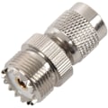 Miniatyrbilde 1 av 5: Hann til PL259 UHF-adapterkontakt, sølv