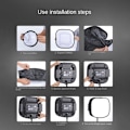 Miniatyrbillede 5 af 5: Multifunktionel universel bærbar foldbar flash diffuser lysboks til Speedlite filter