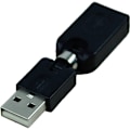 Miniatyrbild 2 av 5: 4x Svart USB 2.0 Han till 360 Graders Rotationsvinkel Förlängningsadapter