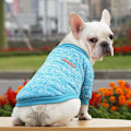 Miniatyrbillede 1 af 2: Fadou mopshund katteklæder efterår og vinter sweater to-benede tøj forsyninger garn små og mellemstore hunde（Lunar orchid S）