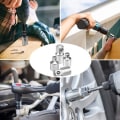 Miniatyrbilde 4 av 4: 4 stk. adaptersett for skralleadapter, adapter for skralle 1/2\" til 3/8\", 3/8\" til 1/2\", 1/4\" til 3/8\", 3/8\" til 1/4\" reduserende adaptere for stikkontakter og bits
