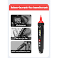 Miniatyrbild 5 av 5: Multimeter Digital Typ Intelligent AC DC Spänningstestare Voltmeter Resistans Kapacitans Automatisk True Multimeter