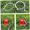 Miniatyrbilde 5 av 5: Gasspåfyllingsadapter, komfyrtilbehør bærbar gassbeholderadapter for utendørs for camping
