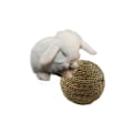 Miniatyrbild 2 av 5: Liten Husdjurs Tuggleksak - Naturlig Gräsboll Tandvårdsslip Leksaker för Kaniner Katter Små Gnagare Premiumkvalitet Hållbar och Snygg