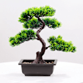 Miniatyrbilde 1 av 2: Kunstig Bonsai Furu Tre Desktop Simulering Potteplante Kreativ Dekorasjon Bonsai Pot 2,AAFGVC